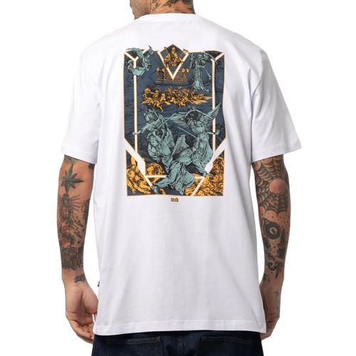 Camiseta Masculina MCD Sexta Trombeta 4 Anjos BRANCO-12512825- -1-
